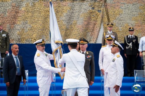 EU Naval Force Mediterranean Operation IRINI change of command.